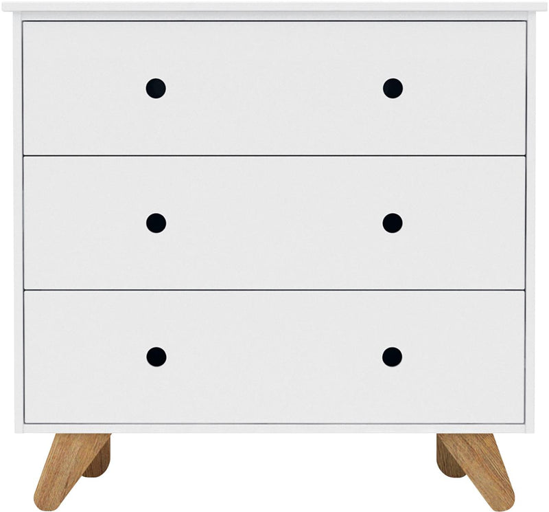 Kommode Schubladenkommode Sideboard Weiß im skandinavischen Design
