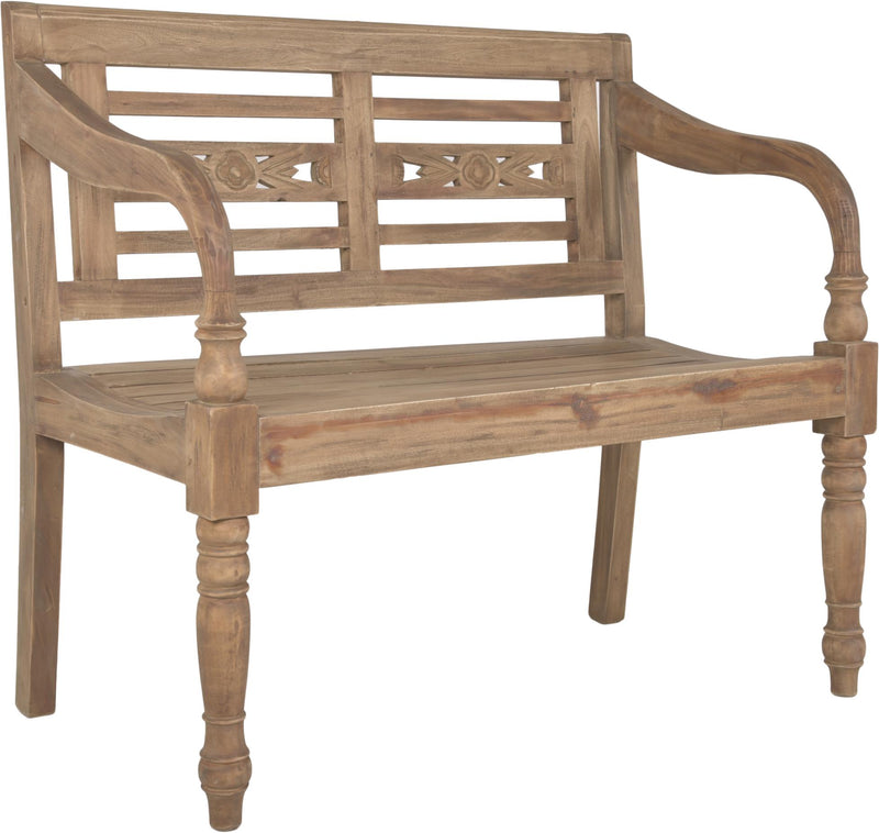 Bank Gartenbank MOYO 2-Sitzer aus Mahagoni-Holz von GardenPleasure