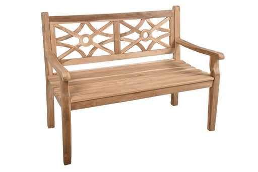 Bank Gartenbank SAYANG 2-Sitzer aus Teakholz 120 cm von GardenPleasure