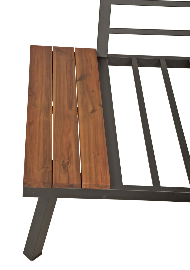 Moderne Garten Garnitur Lounge Set THERESA dunkelgrau