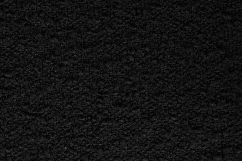 Esszimmerstuhl DOULTON drehbar von ZUIVER mit Bouclé Stoff schwarz