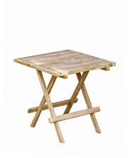 Beistelltisch Klapptisch SIMUK Teakholz quadratisch von GardenPleasure