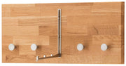 Wandgarderobe Hakenleiste KIRSA 50 cm Wildeiche massiv geölt