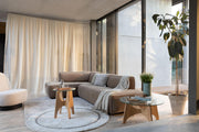 Couchtisch Glastisch KOBE Rund Ø 80 cm mit Glasplatte von Zuiver