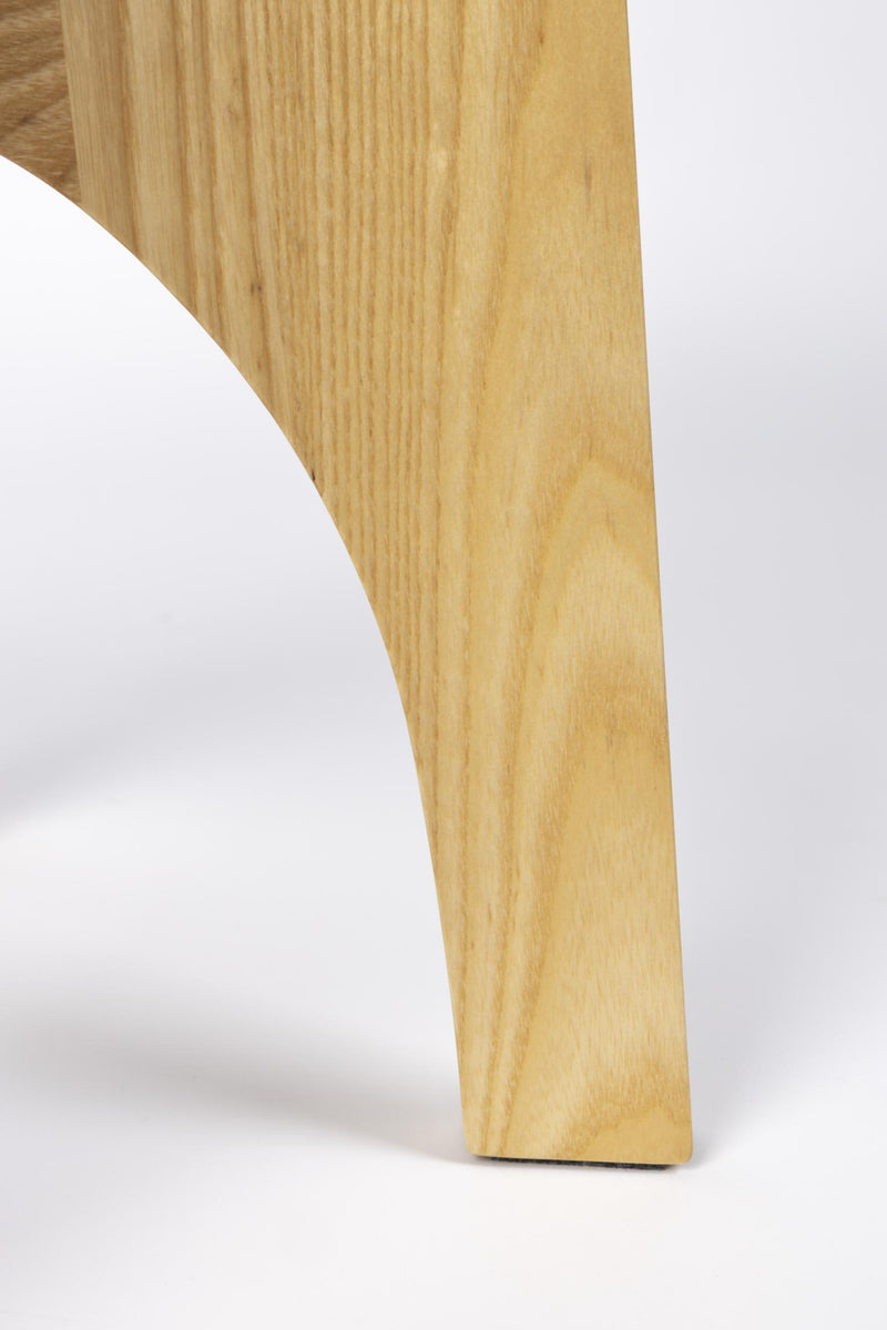 Beistelltisch Glastisch KOBE Rund mit Glasplatte von Zuiver Ø 45 cm