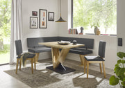 Eckbank Eckbankgruppe VERONA II 150x190 cm Eiche mit Tisch Manzano