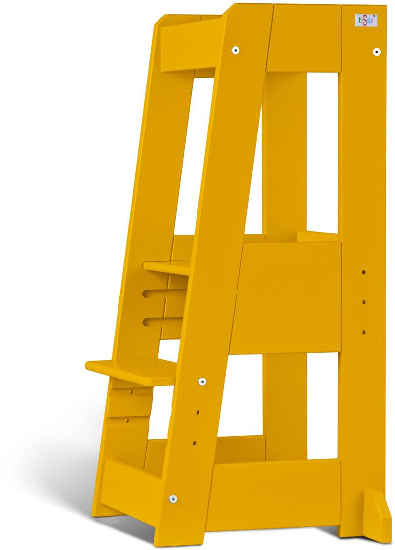 tiSsi® Entdeckerturm / Lernturm FELIX mitwachsend Buche massiv Sunflower