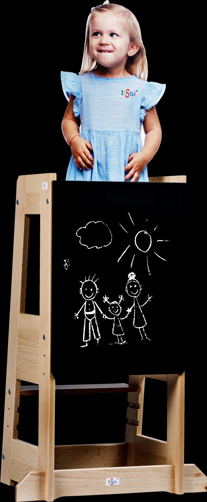 tiSsi® Tafel schwarz für tiSsi® Lernturm Entdeckerturm Felix
