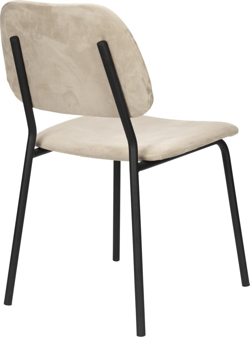 Stuhl Esszimmerstuhl Polsterstuhl DARBY von DutchBone in Beige