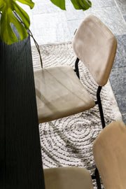 Stuhl Esszimmerstuhl Polsterstuhl DARBY von DutchBone in Beige