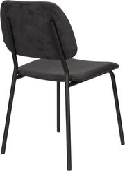 Stuhl Esszimmerstuhl Polsterstuhl DARBY von DutchBone in schwarz