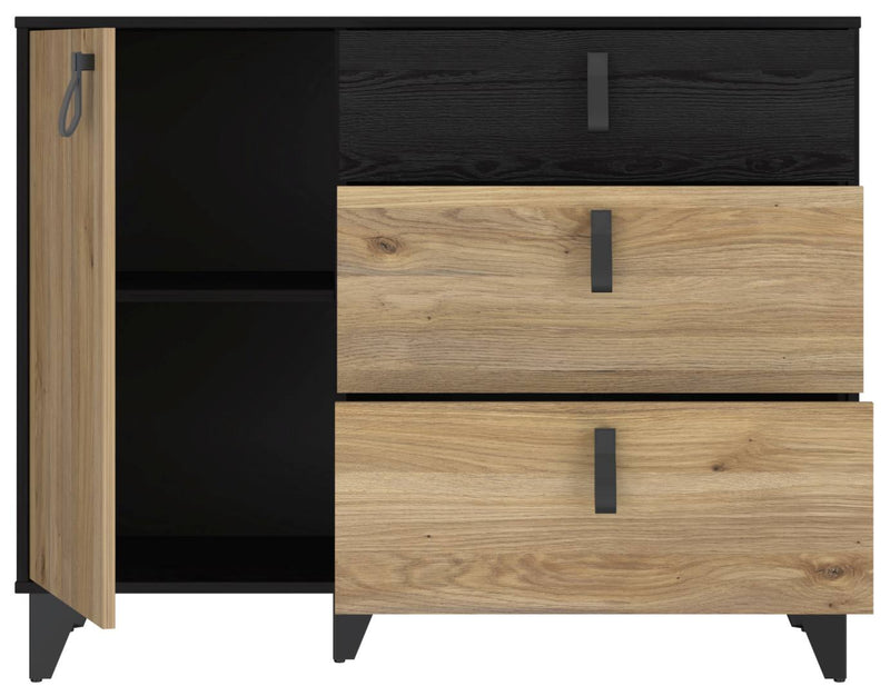 Kommode Sideboard LYA Optik Mauvella / Cabezone Eiche von Forte
