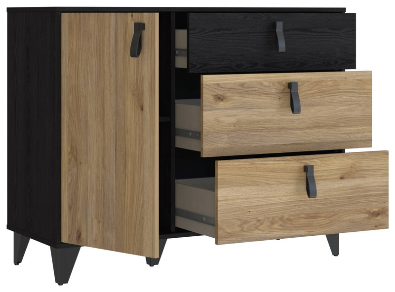 Kommode Sideboard LYA Optik Mauvella / Cabezone Eiche von Forte