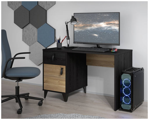 Schreibtisch LYA 120 cm Optik Mauvella / Cabezone Eiche von Forte