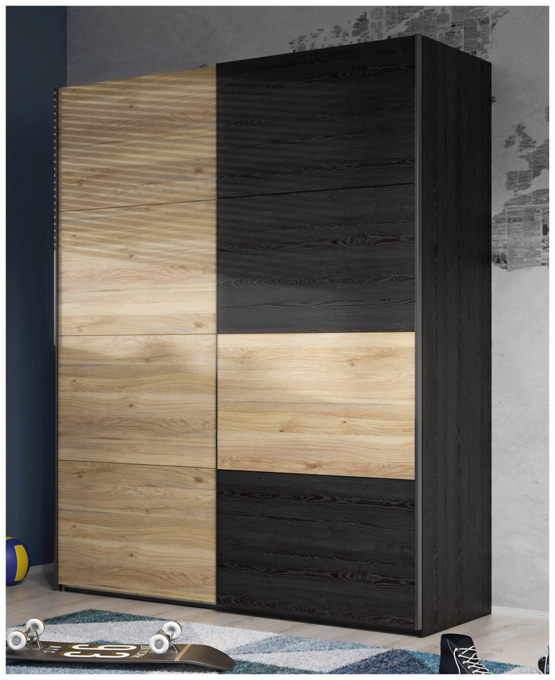 Schwebetürenschrank LYA Optik Mauvella / Cabezone Eiche von Forte