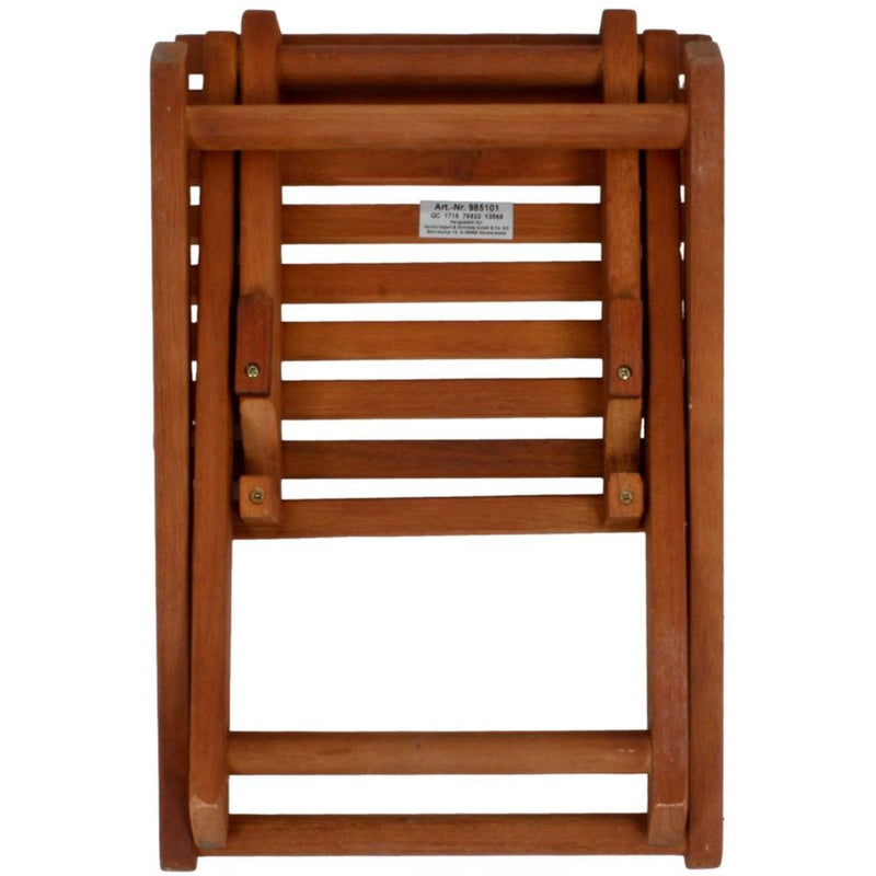 2er Set Klapphocker Gartenhocker Beistelltisch TACOMA aus Eukalyptus