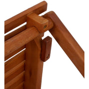 2er Set Klapphocker Gartenhocker Beistelltisch TACOMA aus Eukalyptus
