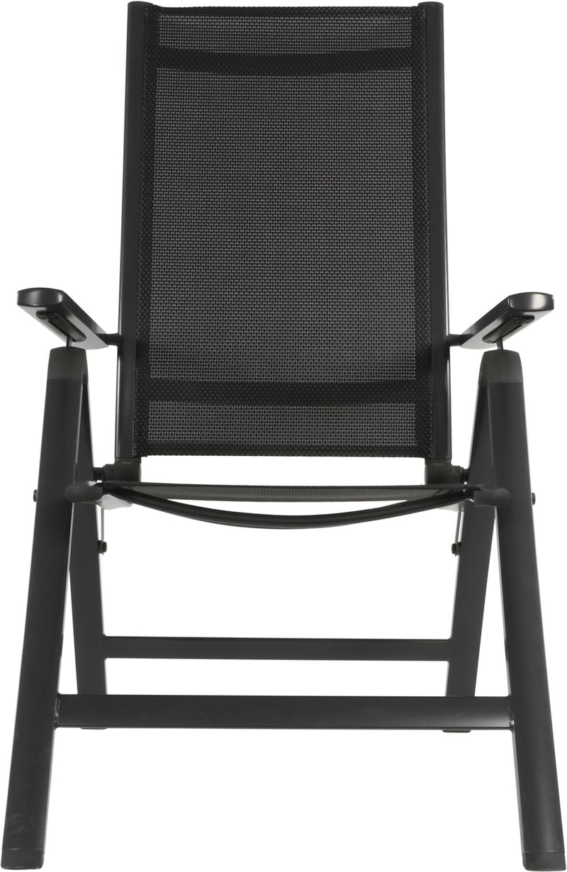 Relaxsessel Gartensessel Hochlehner CARINO Gestell Aluminium anthrazit