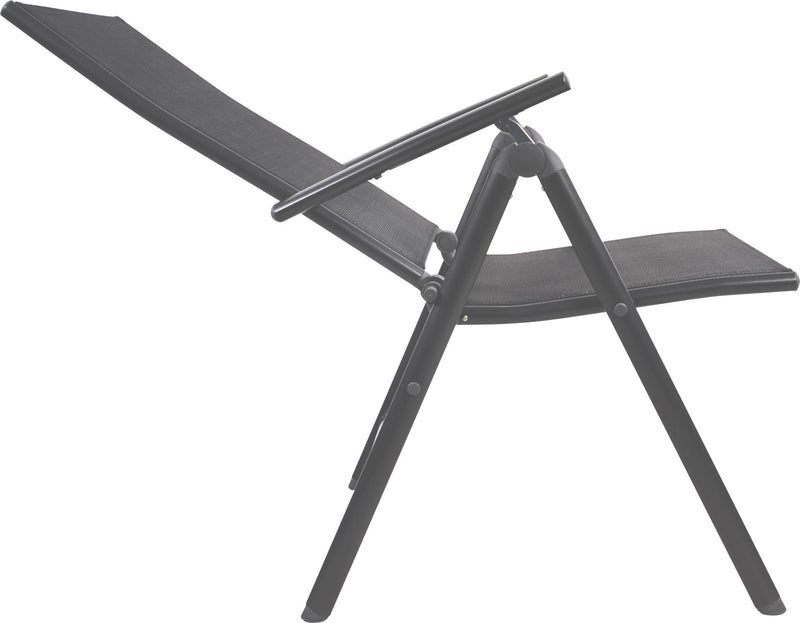Gartensessel Klappsessel Hochlehner VENETO Gestell Aluminium anthrazit
