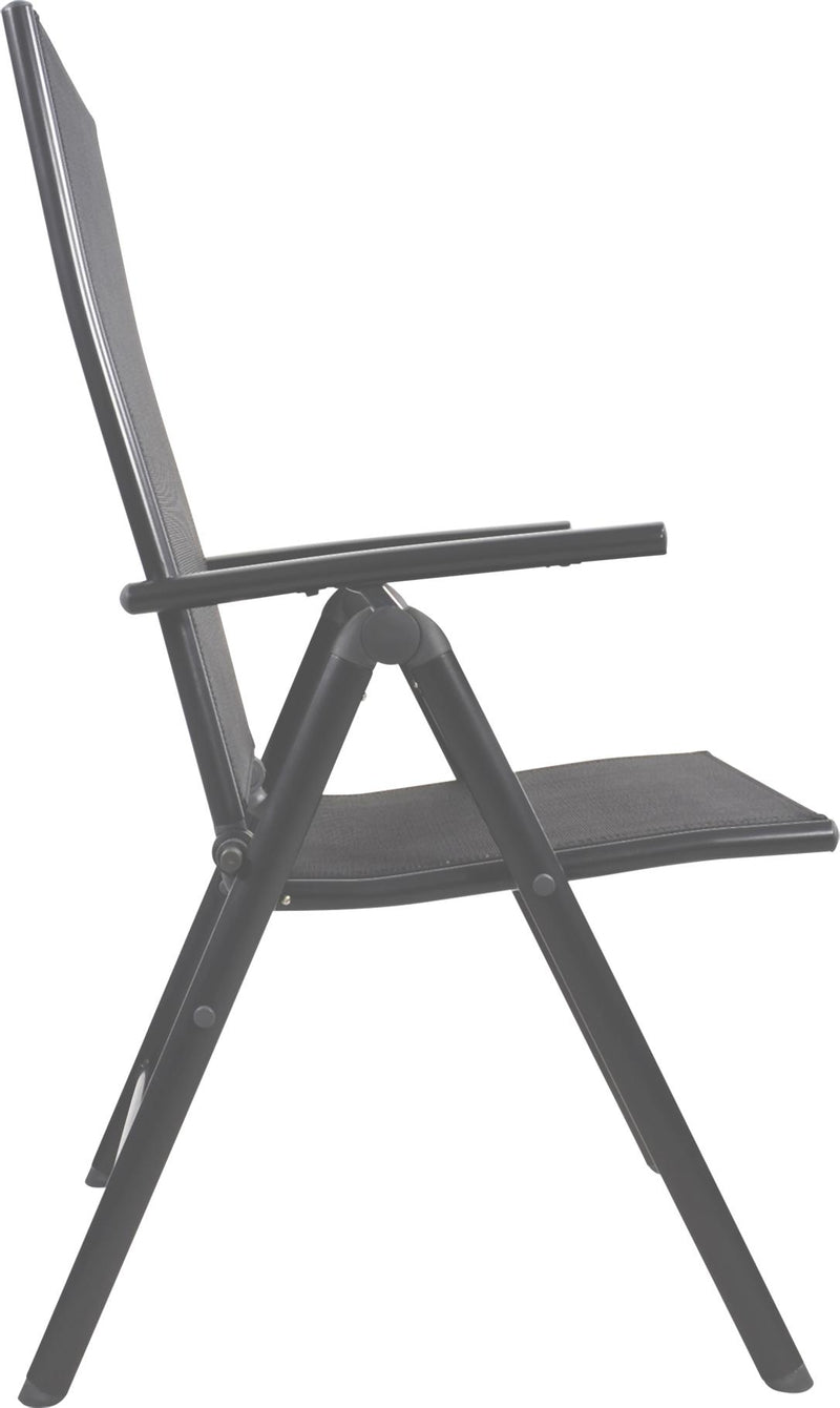 Gartensessel Klappsessel Hochlehner VENETO Gestell Aluminium anthrazit
