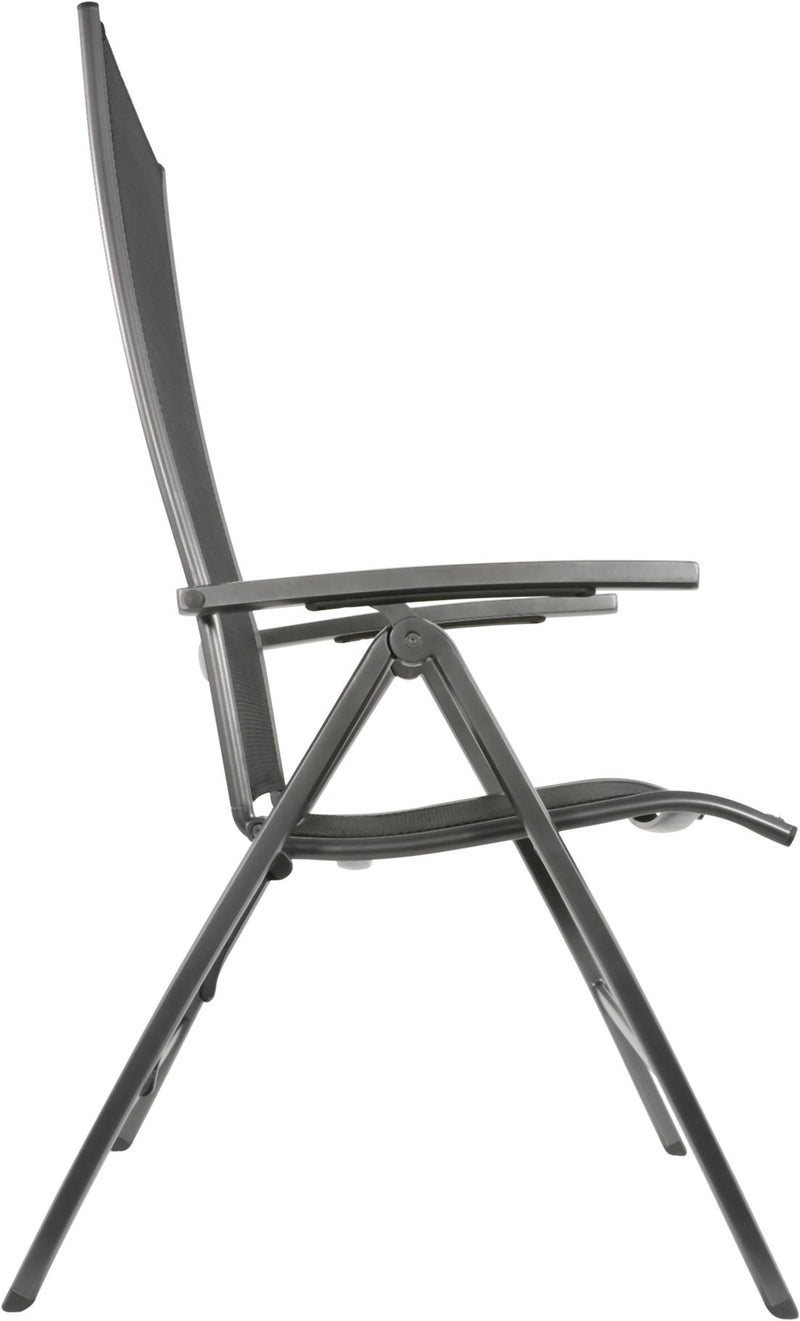 Gartensessel Klappsessel Hochlehner RENO Gestell Aluminium anthrazit