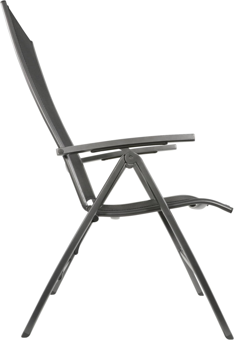 Gartensessel Klappsessel Hochlehner RENO Gestell Aluminium anthrazit