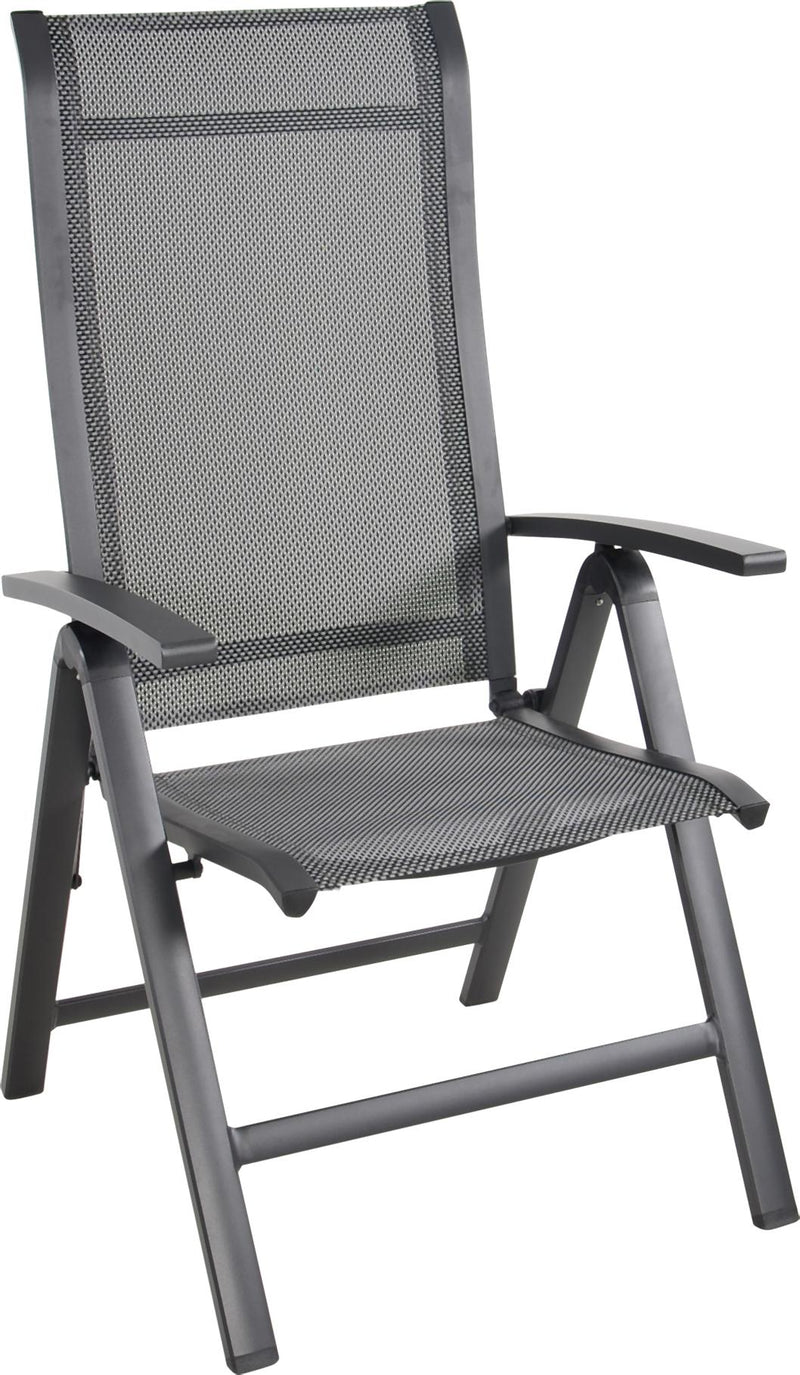 Gartensessel Klappsessel HERA NEGRO Gestell Aluminium matt anthrazit