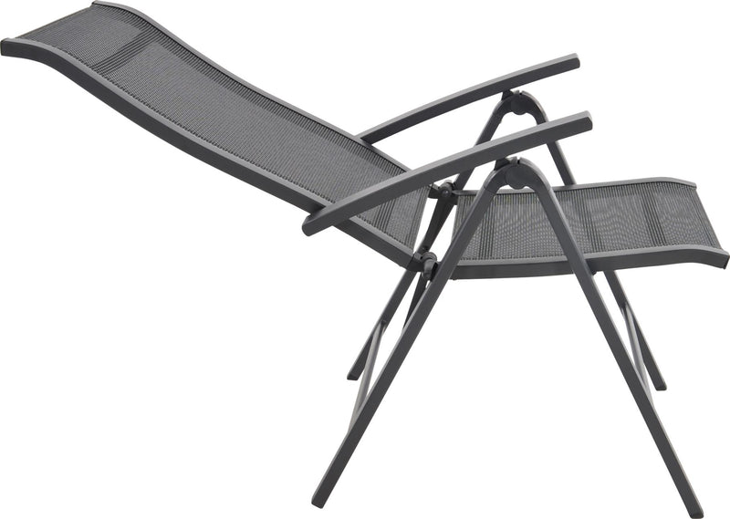 Gartensessel Klappsessel HERA NEGRO Gestell Aluminium matt anthrazit