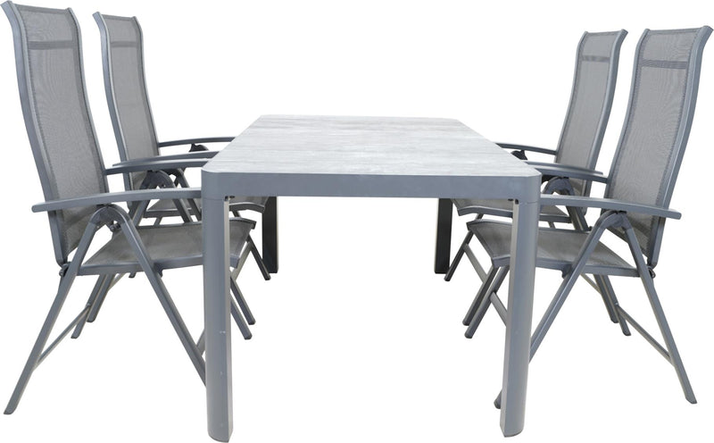 Gartensessel Klappsessel HERA NEGRO Gestell Aluminium matt anthrazit