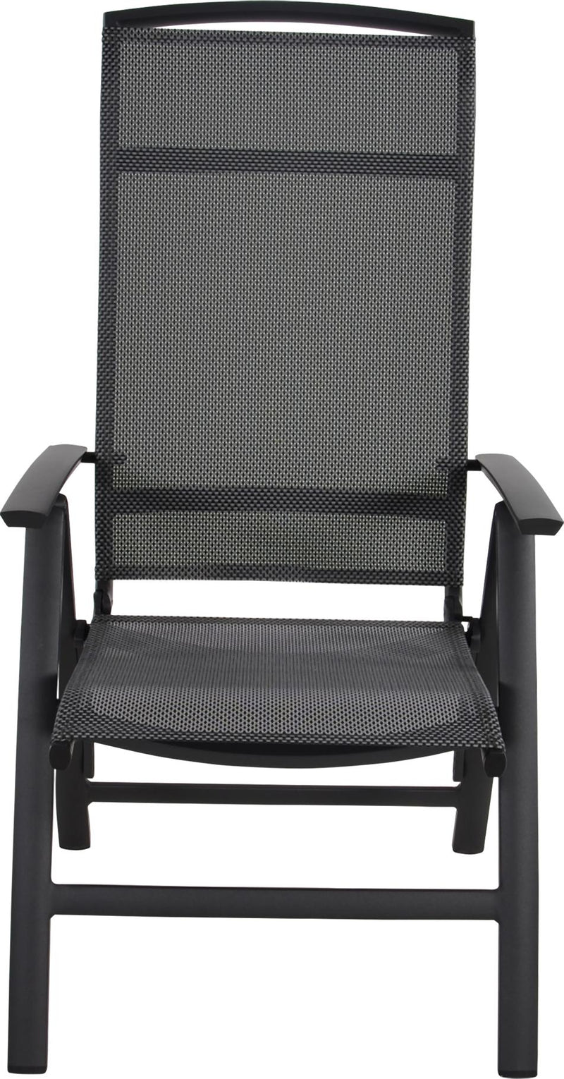 Gartensessel Klappsessel LOTIS NEGRO Gestell Aluminium matt anthrazit