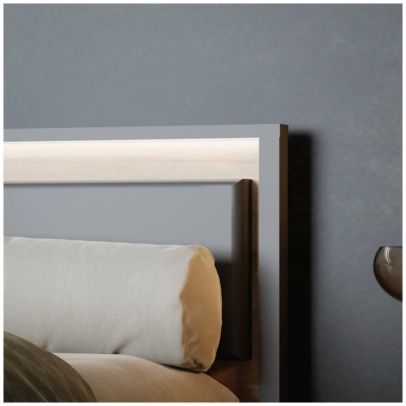 Schlafzimmer HIGH ROCK 6-tlg Komplettset Riviera Eiche Optik / Schwarz