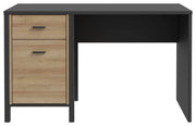 Schreibtisch HIGH ROCK 120 cm Riviera Eiche Optik / Schwarz von Forte