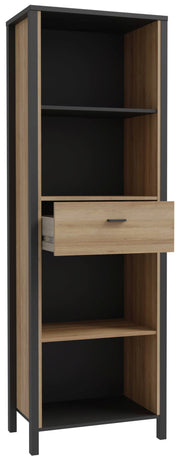 Homeoffice Büro-Set HIGH ROCK Riviera Eiche Optik / Schwarz von Forte