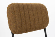 Stuhl Esszimmerstuhl JAKE WORN Bouclé in der Farbe Ocker