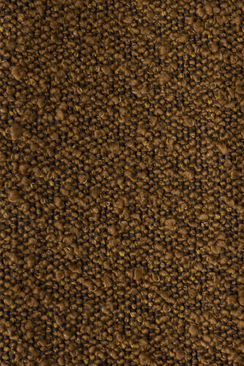 Stuhl Esszimmerstuhl JAKE WORN Bouclé in der Farbe Ocker
