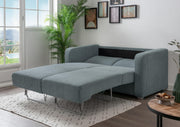 Schlafsofa Funktionssofa MIA Stoff Cord mit getrennten Liegeflächen in Blau