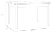 Esstisch Ausziehtisch JOAKIMIS 120-160 cm Mauvella-Eiche Nachbildung