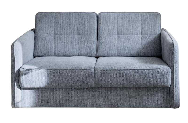 Schlafsofa MILANO Stoff Corto mit zwei Liegeflächen in Hellblau