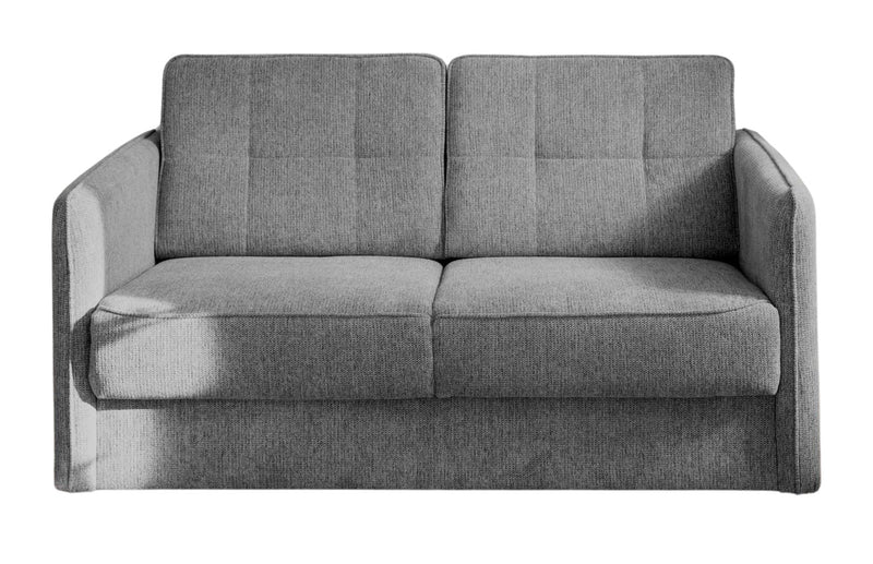 Schlafsofa MILANO Stoff Corto mit zwei Liegeflächen in Grau