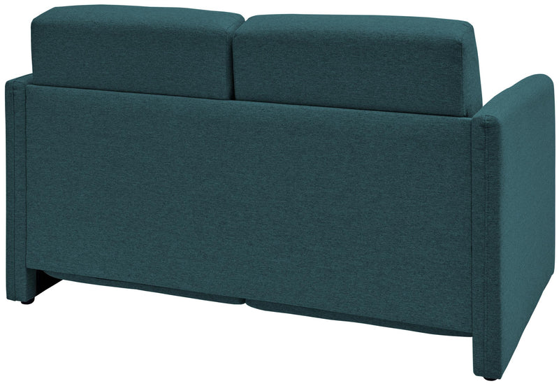 Schlafsofa Funktionssofa REGI Stoff Travis mit getrennten Liegeflächen in Petrol