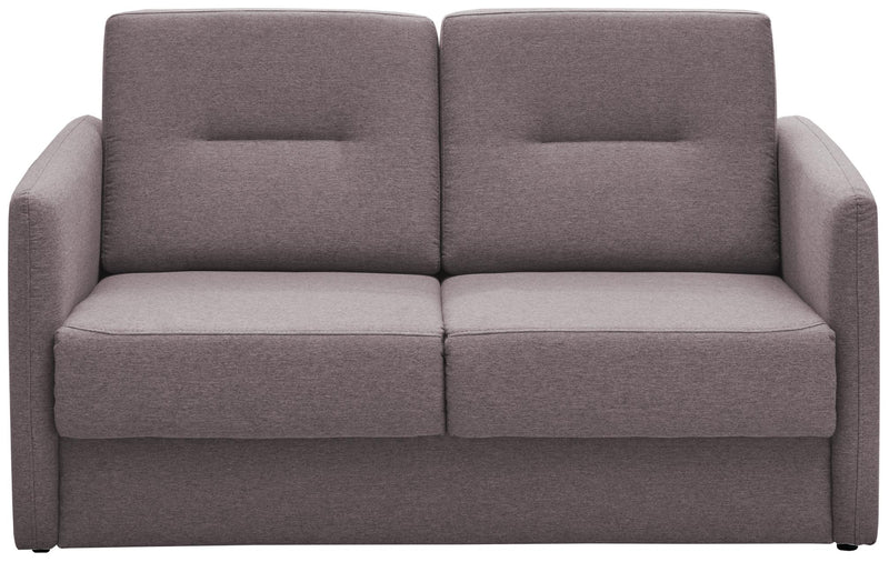 Schlafsofa Funktionssofa REGI Stoff Travis mit getrennten Liegeflächen in Rosa
