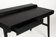 Schreibtisch Sekretär KAAT BLACK von ZUIVER mit Eichenfurnier