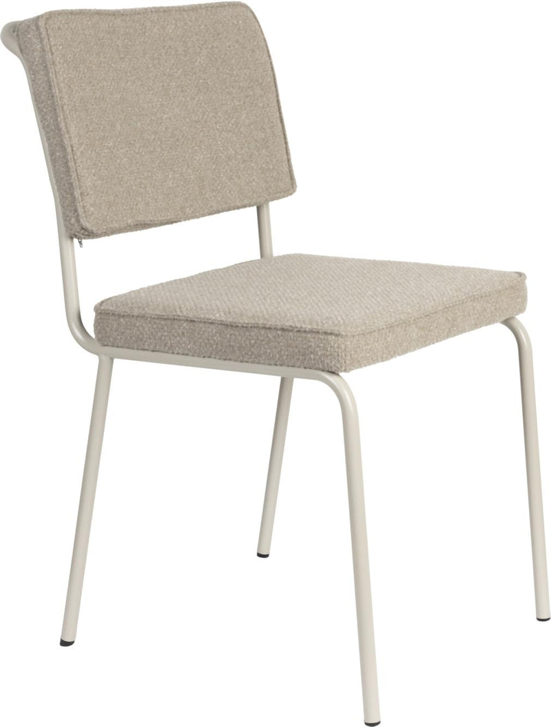 Stuhl Esszimmerstuhl Polsterstuhl BUDDY von ZUIVER in beige