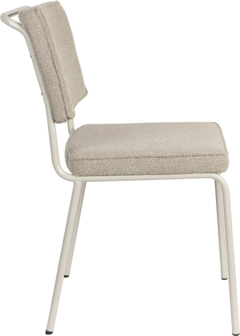 Stuhl Esszimmerstuhl Polsterstuhl BUDDY von ZUIVER in beige