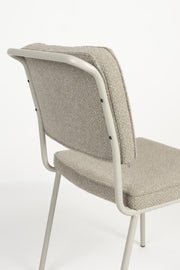 Stuhl Esszimmerstuhl Polsterstuhl BUDDY von ZUIVER in beige
