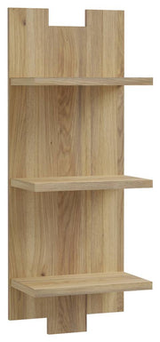 Wandboard RANFLURY mit 3 Ablagen Optik Mauvella Eiche