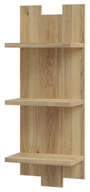 Wandboard RANFLURY mit 3 Ablagen Optik Mauvella Eiche