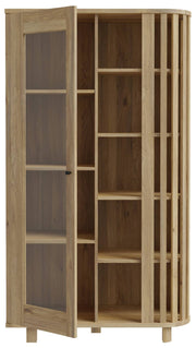 Wohnwand RANFLURY 01 Wohnzimmerschrank 3-tlg. Optik Mauvella Eiche