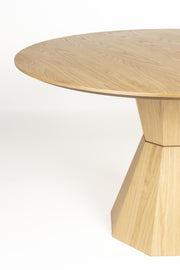 Tisch Esstisch LOTUS Rund Ø 120 cm von Zuiver Eiche furniert