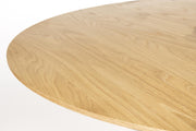 Tisch Esstisch LOTUS Rund Ø 120 cm von Zuiver Eiche furniert